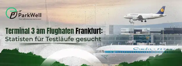 Terminal 3 am Flughafen Frankfurt: Statisten für Testläufe gesucht