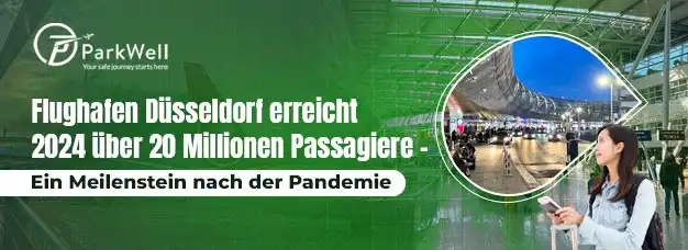 Flughafen Düsseldorf erreicht 2024 über 20 Millionen Passagiere – Ein Meilenstein nach der Pandemie