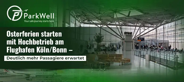 Osterferien starten mit Hochbetrieb am Flughafen Köln/Bonn – Deutlich mehr Passagiere erwartet